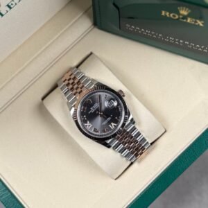 Rolex Datejust 36 126231 Everose Rolesor Slate Diamond Dial 2026
